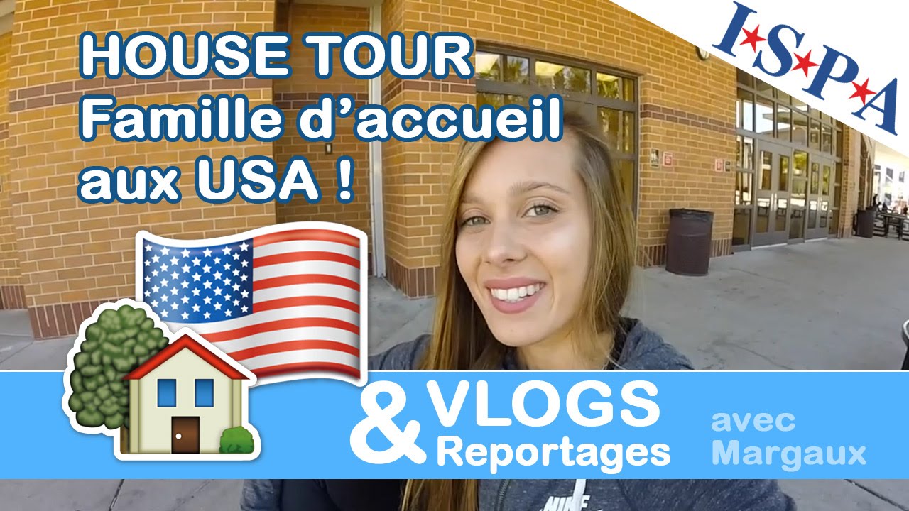 #HouseTour Famille d'accueil - VLOG USA #7 - Margaux avec ISPA