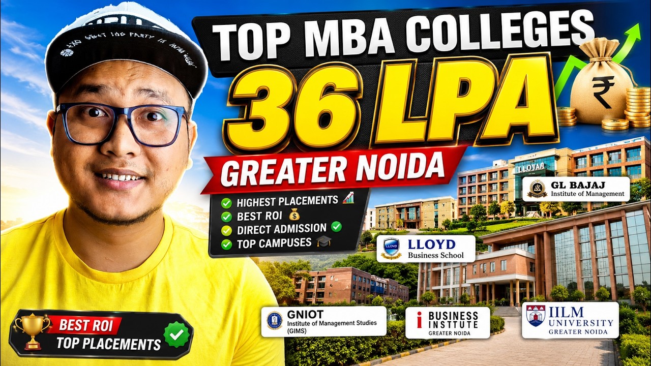 Top MBA Colleges in Greater Noida | Best Placements (Up to 36 LPA)
