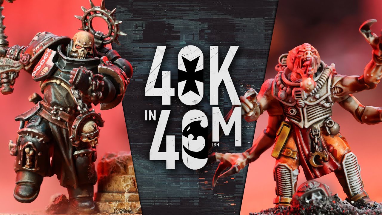 New Black Templar vs GSC  Brood Brothers - A fight for workers rights! | 40k in 40m Warhammer Battle