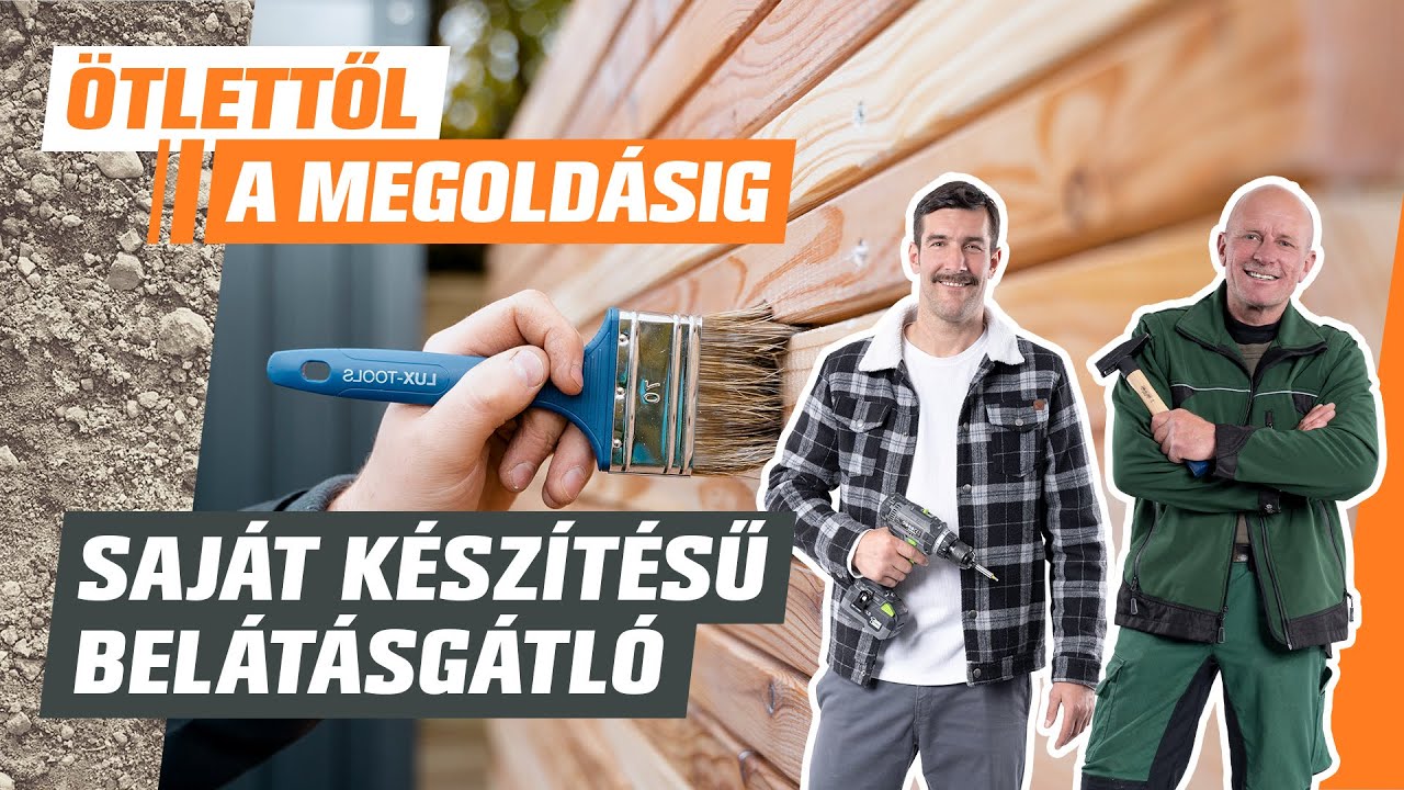 Kerti belátásgátló készítése  - Ötlettől a megoldásig - OBI