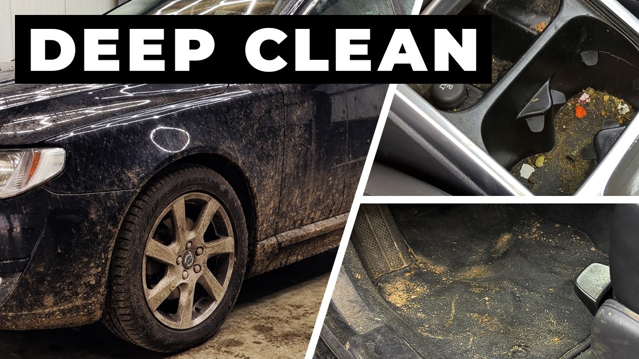 Satisfying Deep Clean of the Dirtiest Volvo We’ve Seen