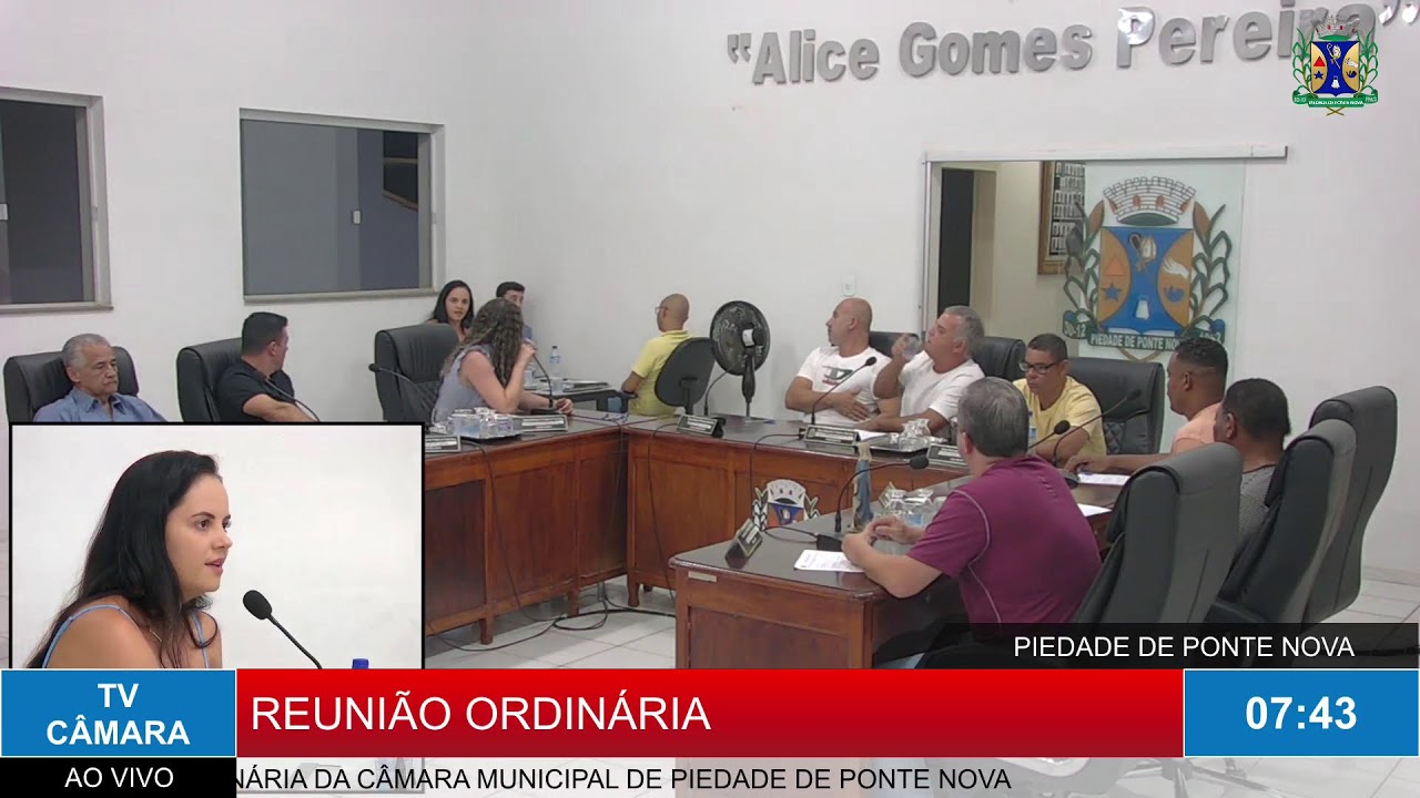 02ª REUNIÃO ORDINÁRIA DA CÂMARA MUNICIPAL DE PIEDADE DE PONTE NOVA - 20/02/2026