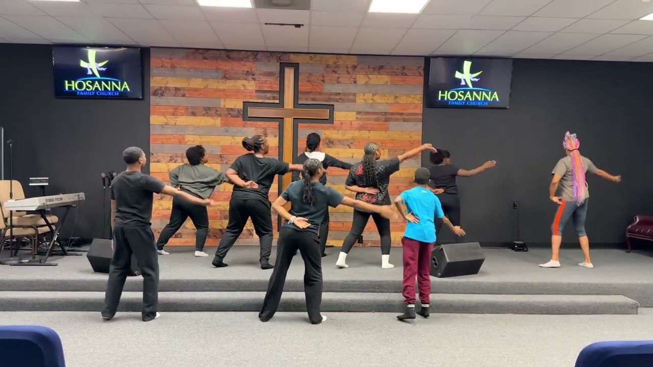 Dance practice for First Fruits