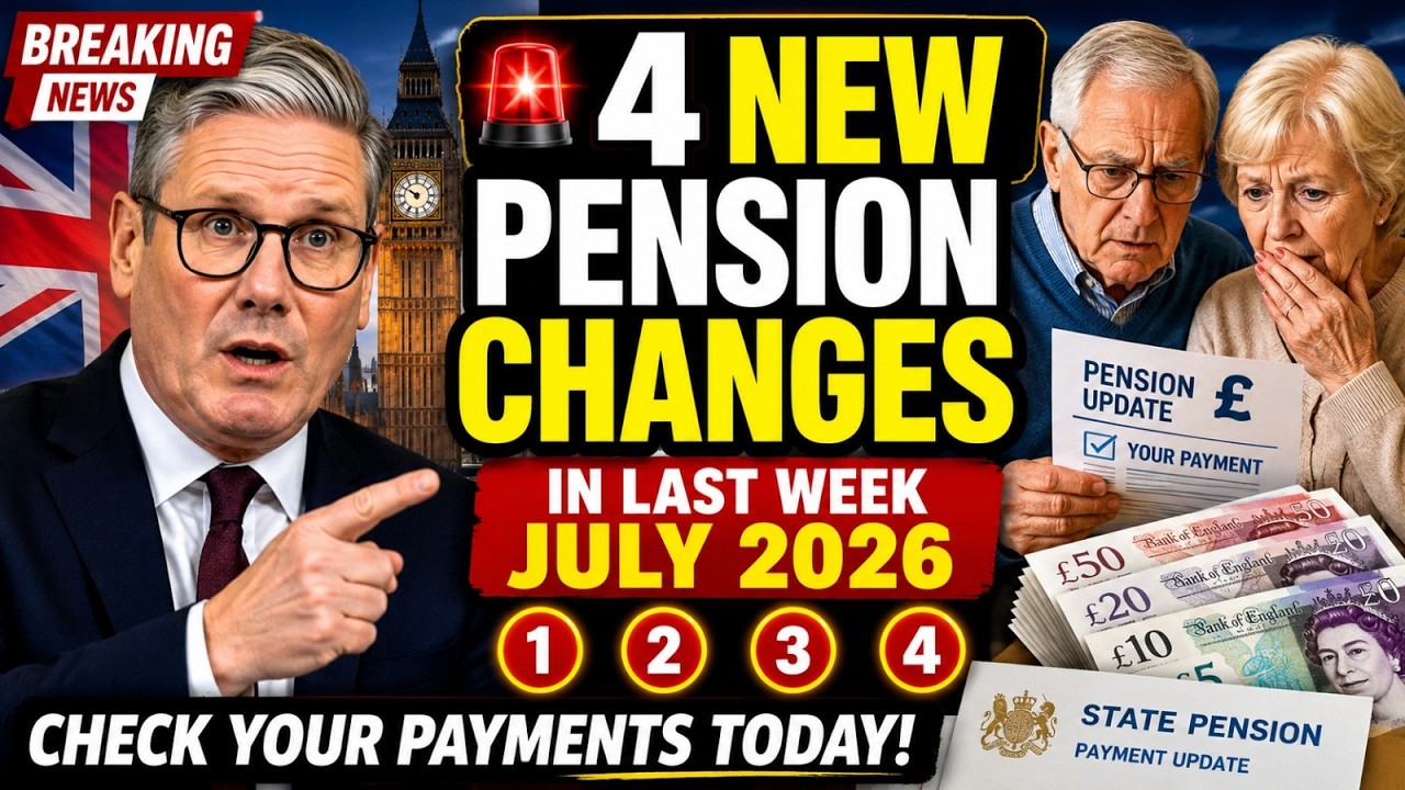 Just In: 4 Important UK Pension Changes Rolled Out This Week (July 2026) &ndash; Verify Your Benefits