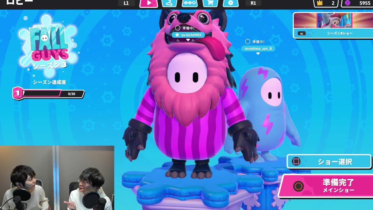 【トーク＆実況】梶裕貴×阿部敦【フォールガイズ】