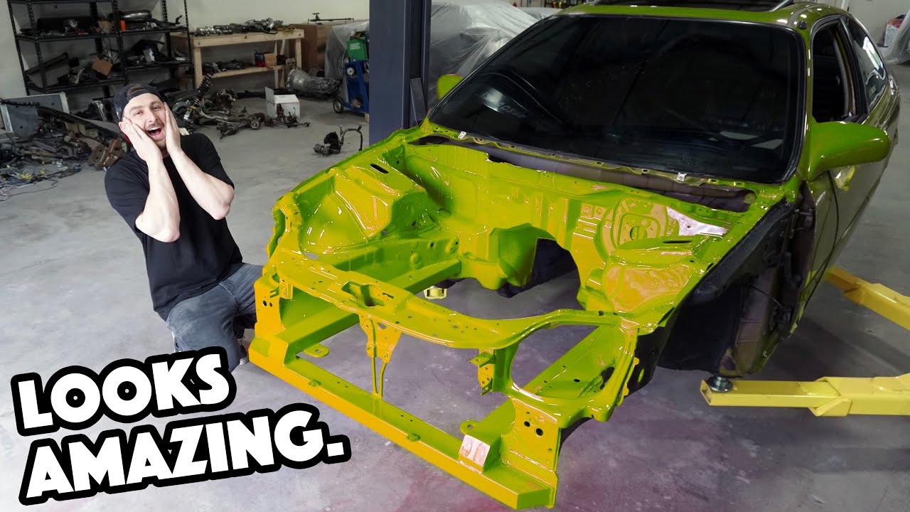 RWD CIVIC IS OFFICIALLY PAINTED.