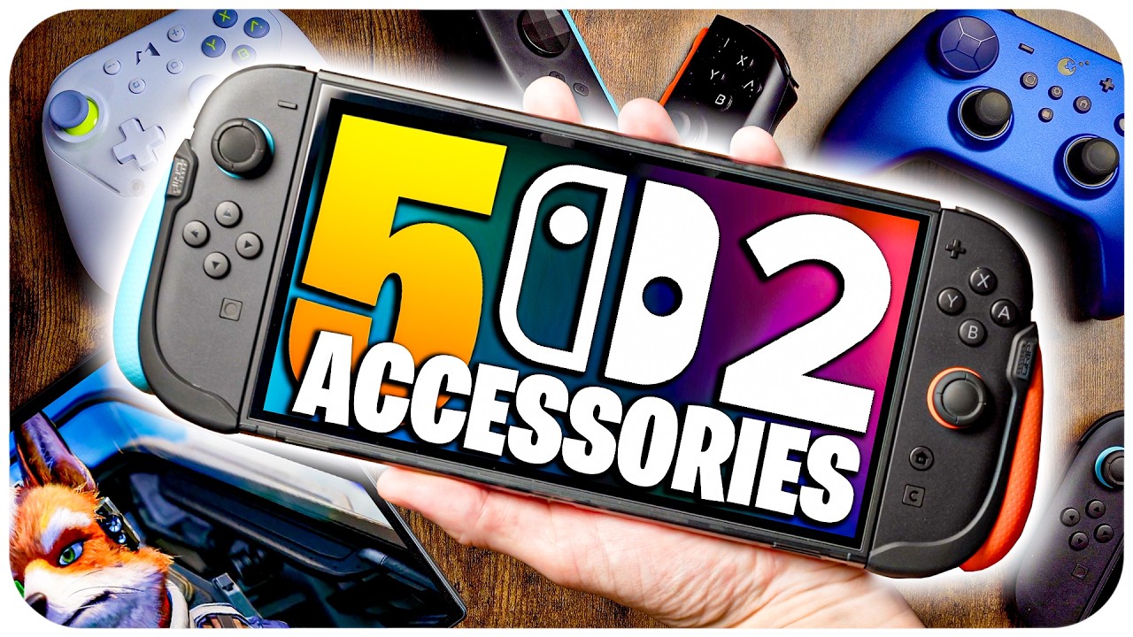 5 аксессуаров для Nintendo Switch 2, которые вам ОБЯЗАТЕЛЬНО нужно увидеть!