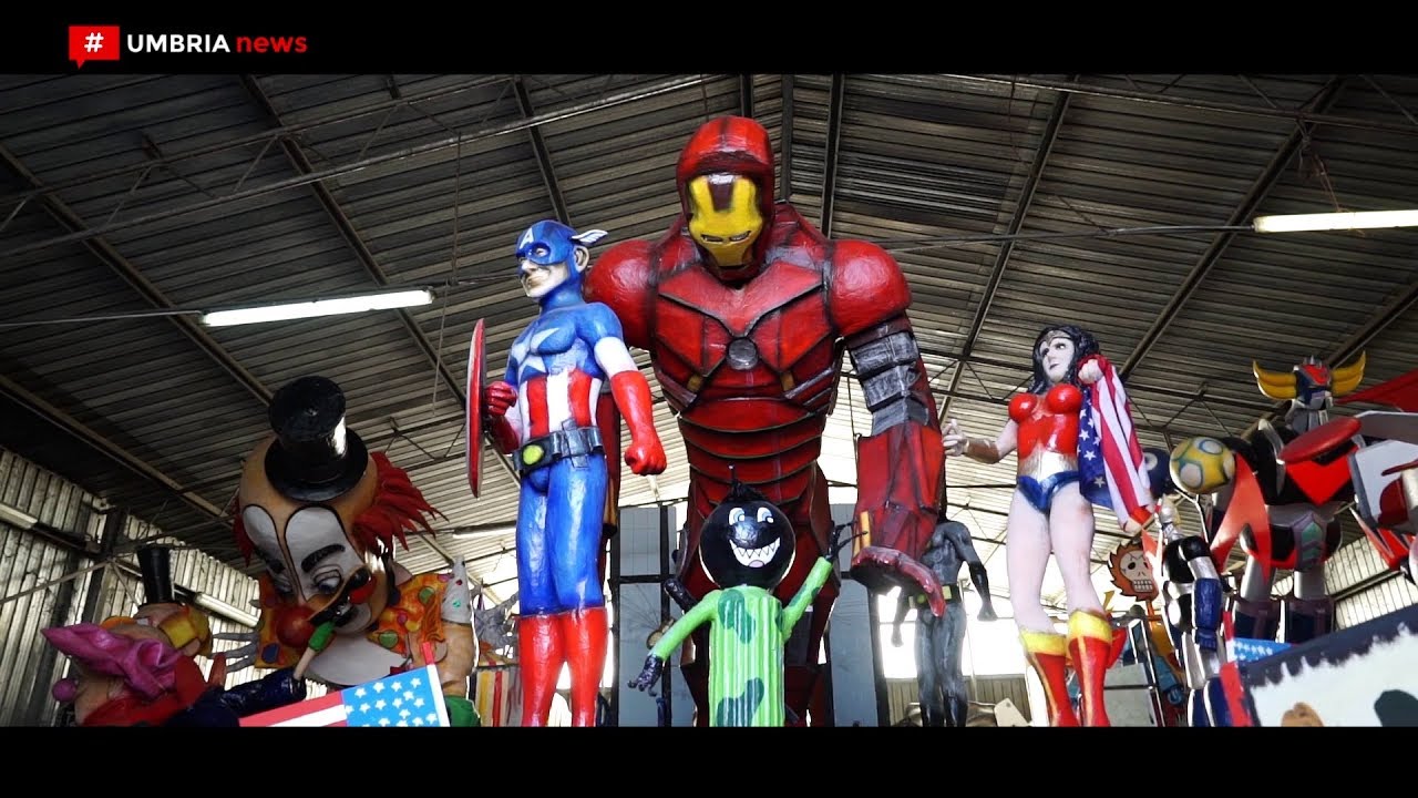 Carnevale dei bambini di Acquasparta 2018, anteprima dei nuovi carri allegorici [UMBRIA NEWS]