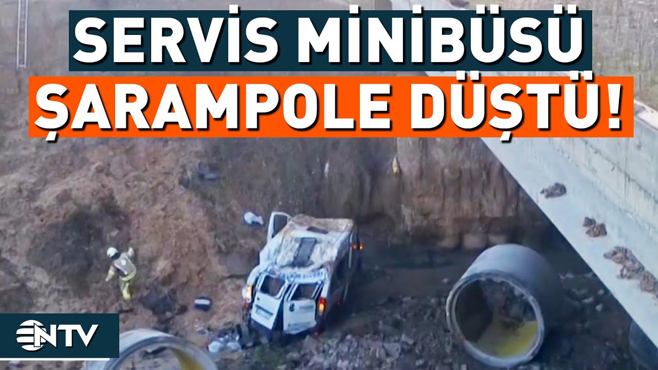 Tuzla'da Servis Şarampole Devrildi! 16 Kişi Yaralandı | NTV