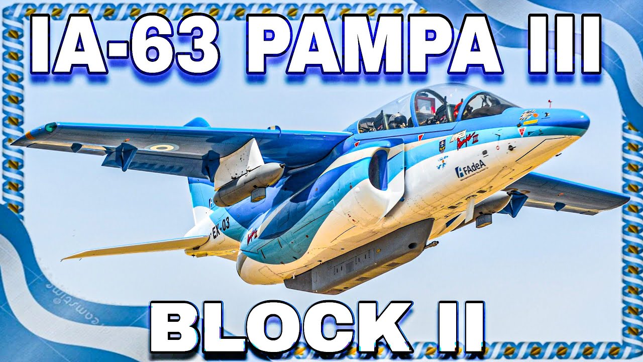 ARGENTINA PRESENTA EL IA-63 PAMPA III BLOCK II Y SUS MEJORAS