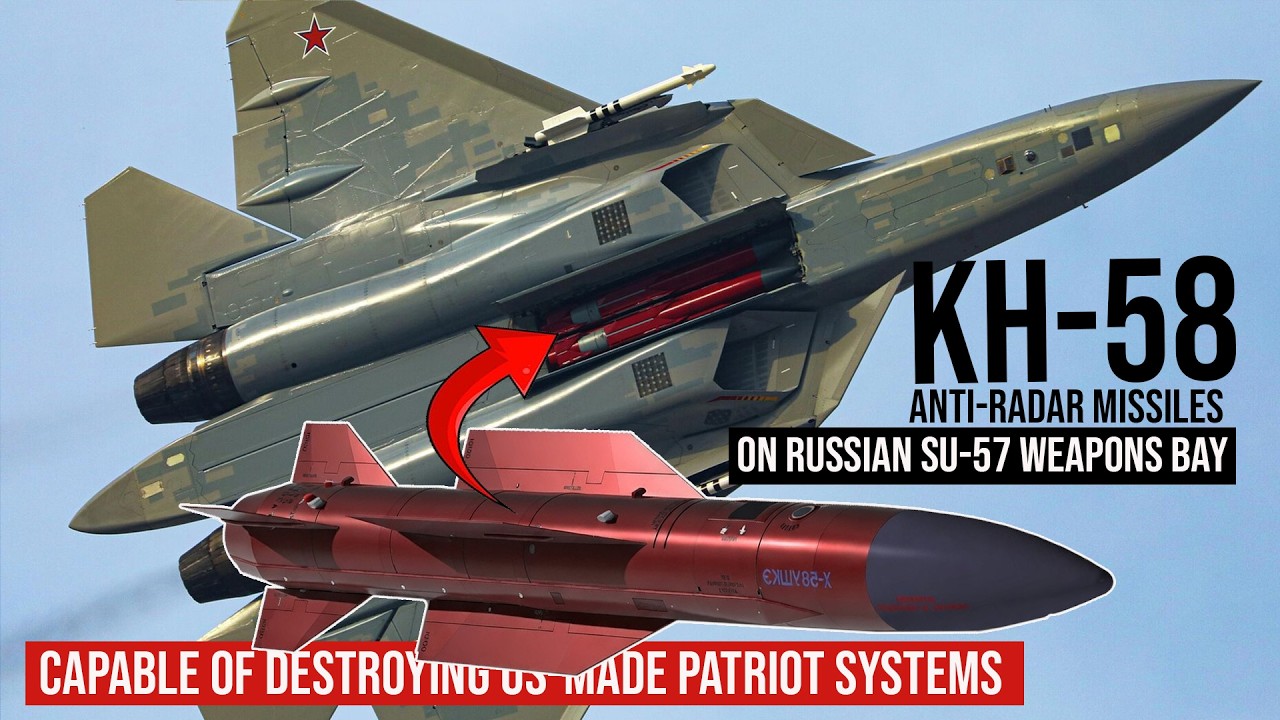 Ракета с дальностью действия 250 км на Су-57! Ракеты, способные уничтожать радары и нести потери ...