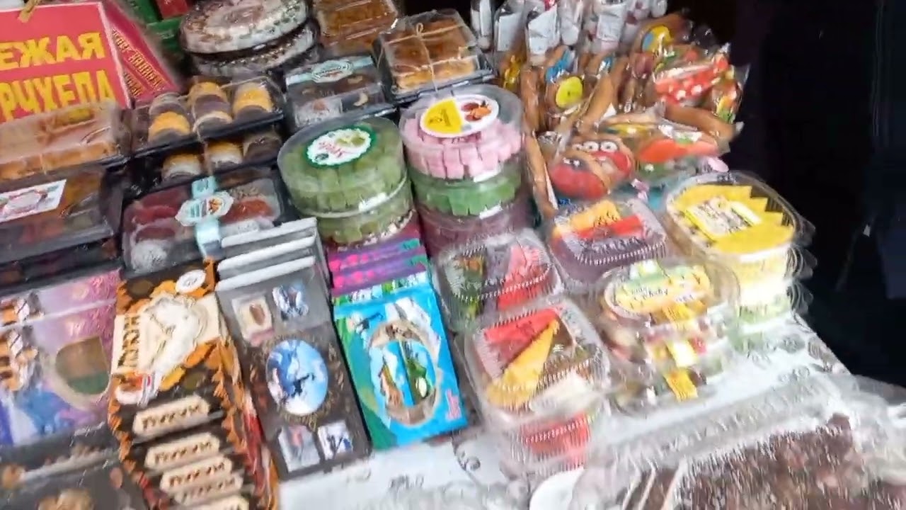 Домбай 2023  Базар Продукция  Сувениры