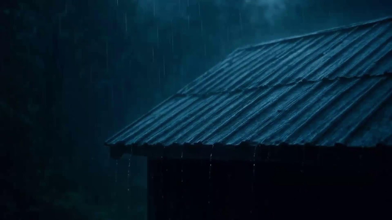 Relaxing Rain Sounds for Sleeping Fast and Reducing Stress 4K