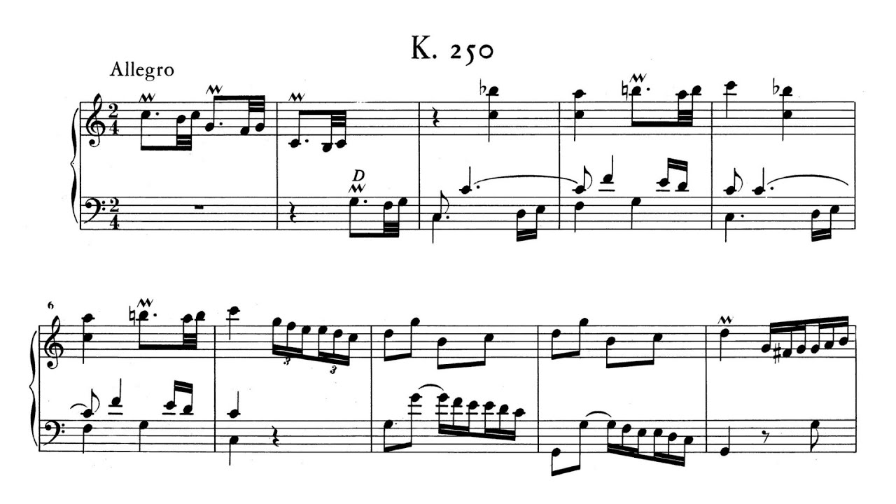Scarlatti: Keyboard Sonata in C major, K.250