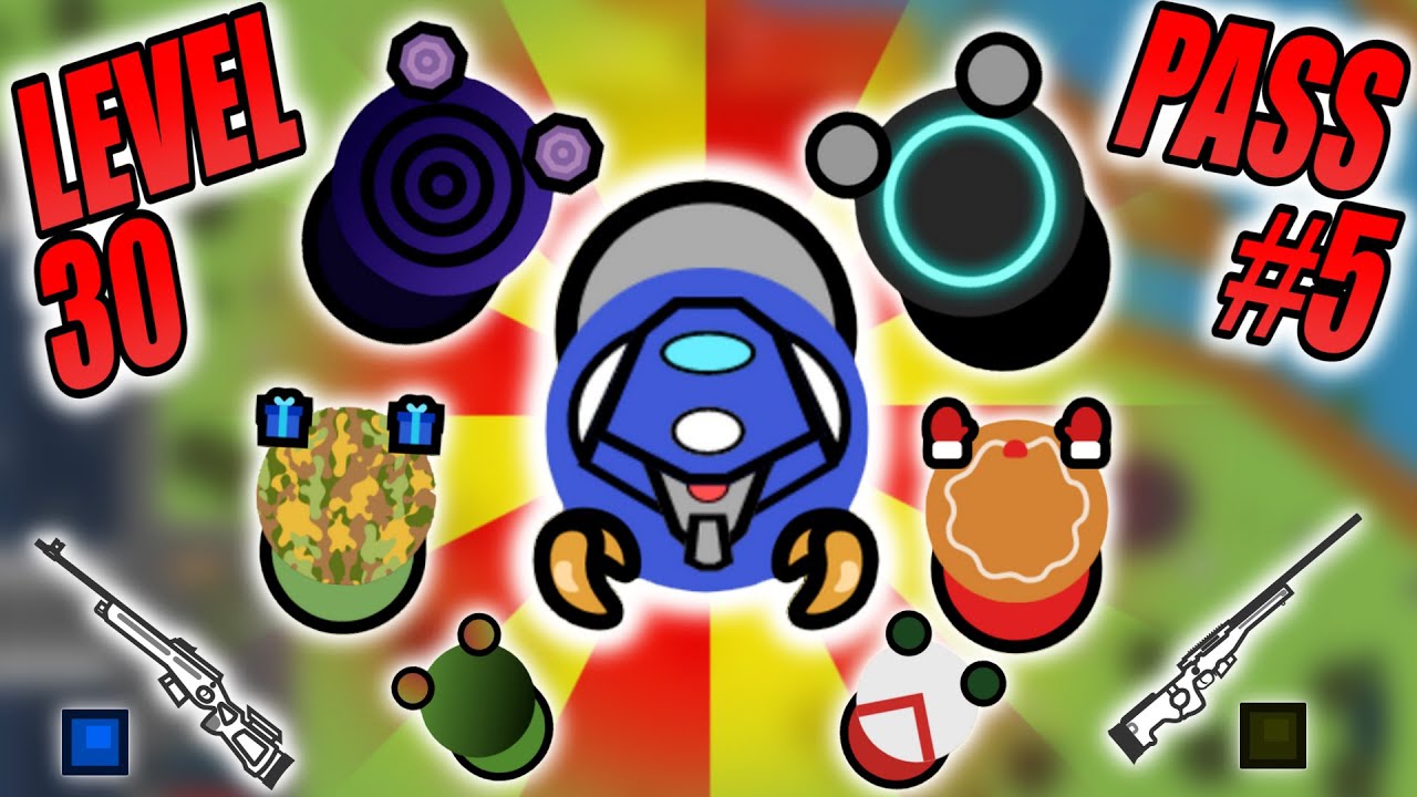 LEVEL 30 UNLOCK NEW BLUE MECHA SKIN SEASON 5 | Surviv.io