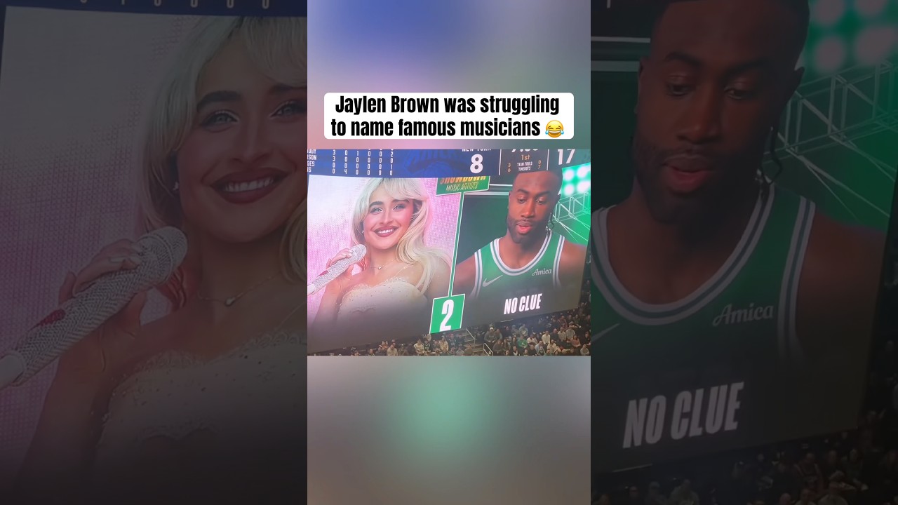 Jaylen Brown couldn&rsquo;t name these artists 😭