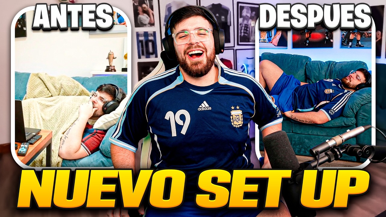 LA COBRA SE MUD&Oacute;: LE MUESTRA AL CHAT SU NUEVO SET-UP DE STREAMING