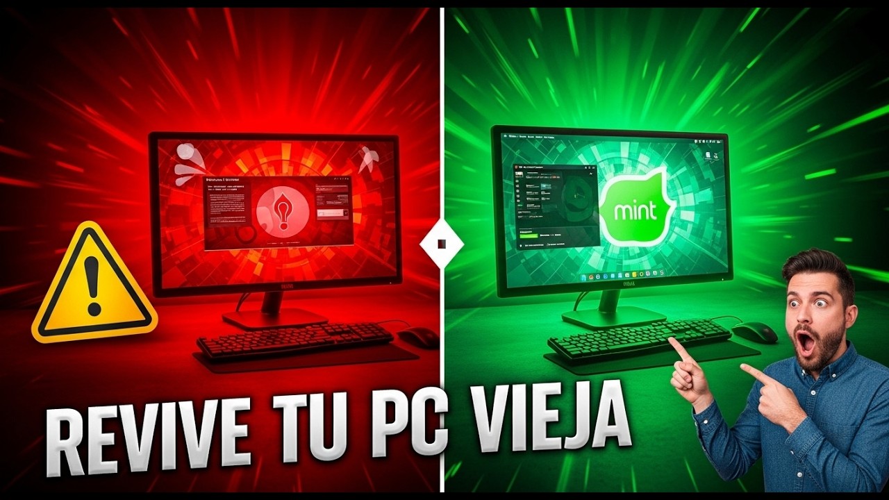 C&oacute;mo revivir una PC vieja y lenta con Linux Mint (Gu&iacute;a f&aacute;cil 2026)