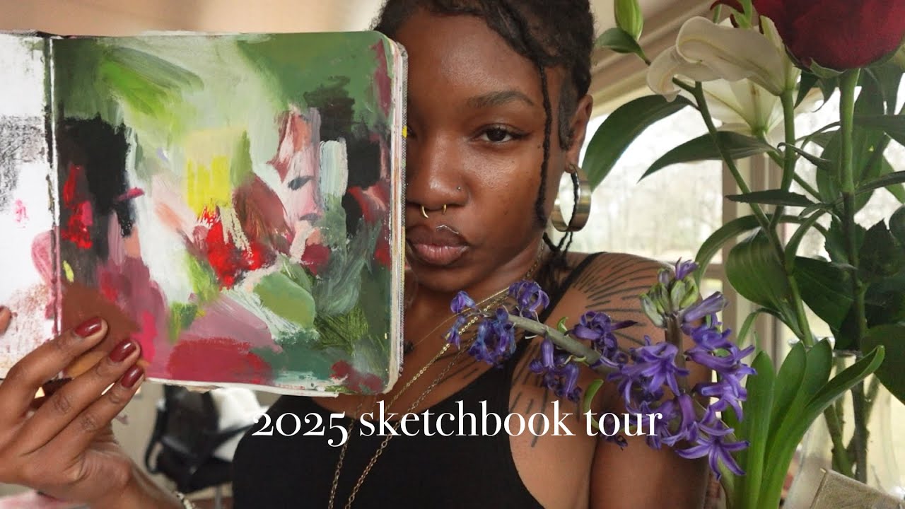 an artists growth; 2025 sketchbook tour