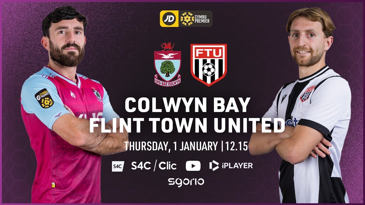 FULL MATCH: Colwyn Bay v Flint Town United | JD Cymru Premier | English Language Commentary