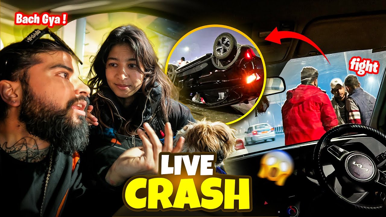 Iss Lardki Ke Goodbye Kehtey Hi Itna Bada Accident Hogaya 😱