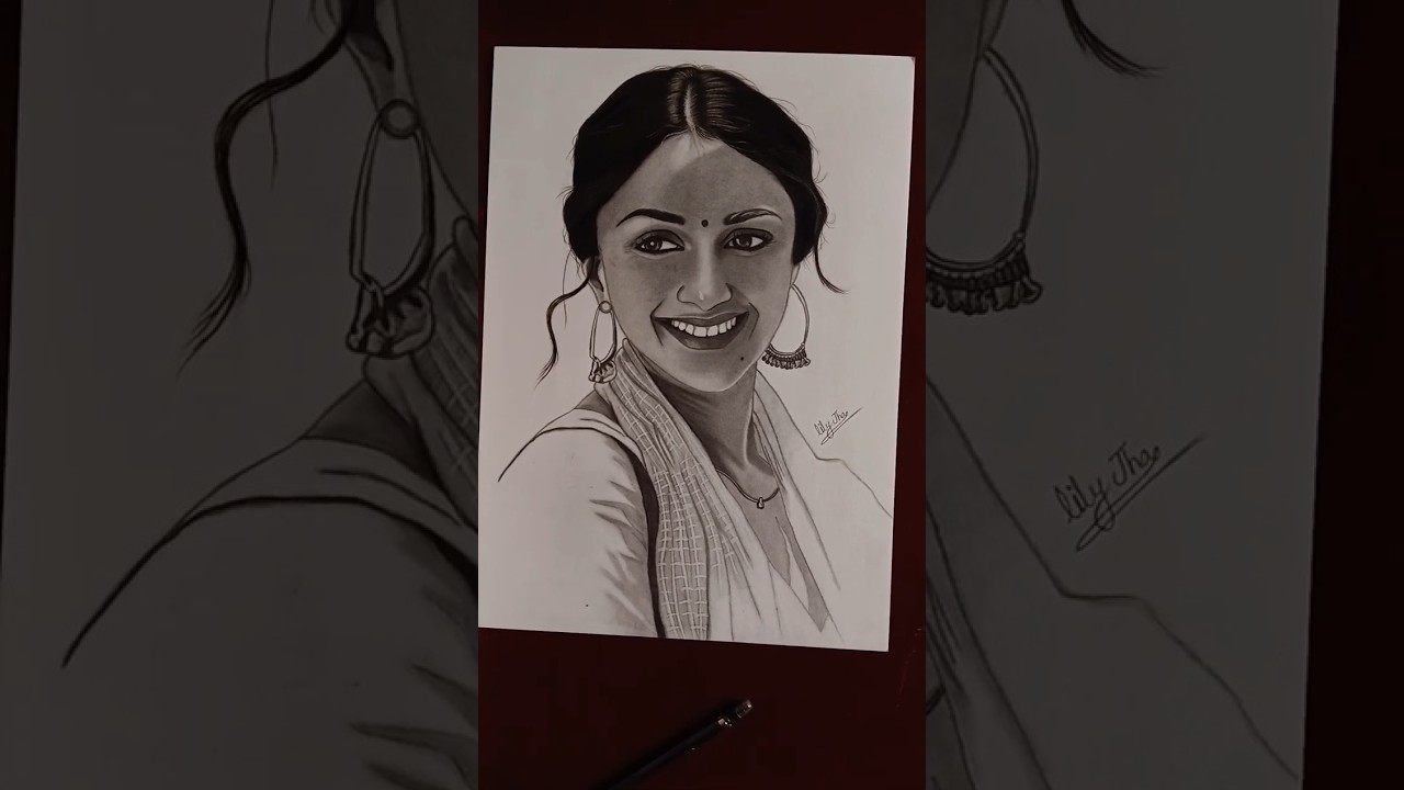 realistic pencil sketch||