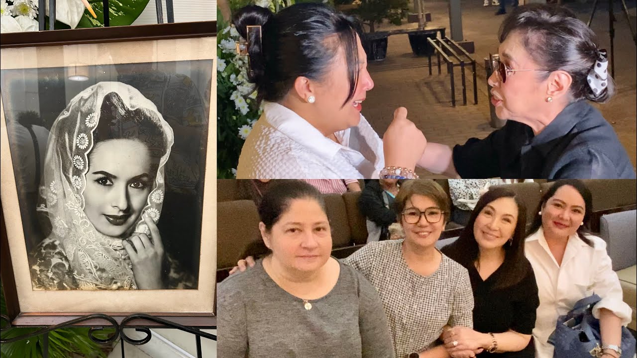 Ms. GLORIA ROMERO’s Wake, 2nd Night: VILMA Santos, SHARON Cuneta, CHERRY PIE Picache, Etc…