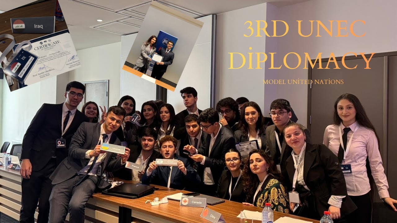 UNEC DIPLOMACY 3rd MODEL UNITED NATIONS|VLOG💙