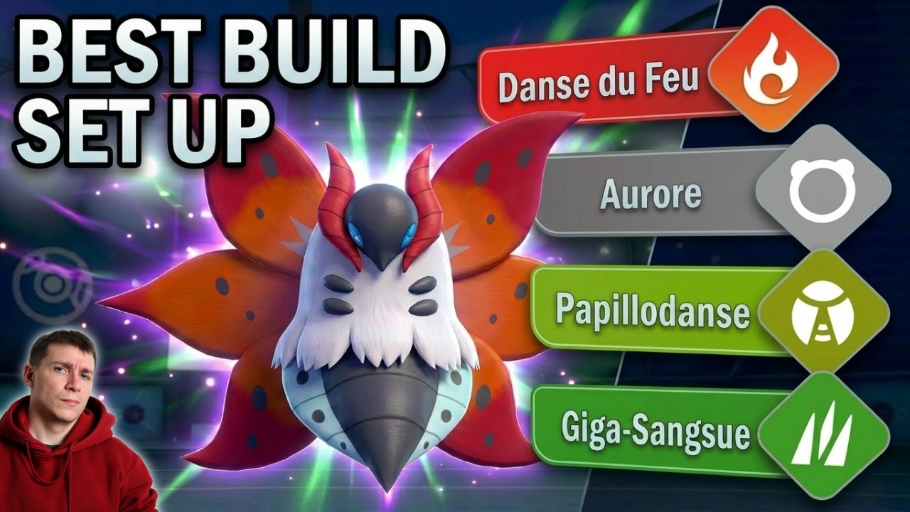 🔥Pyrax ( Volcarona ) Pok&eacute;mon Champions : Le MEILLEUR Build pour DOMINER le Ladder
