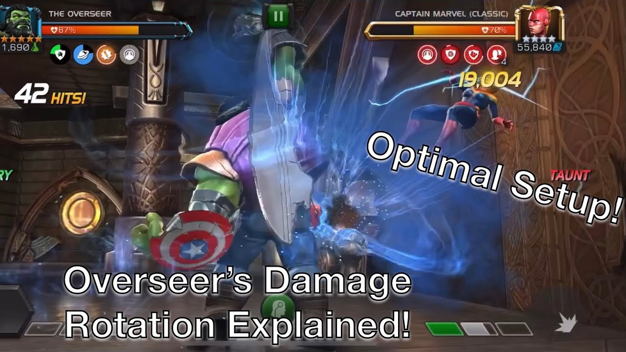 Overseer&rsquo;s Damage Rotation WITH COMMENTARY-Explaining the Rotation!-Mcoc