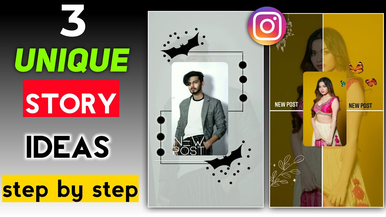 3 unique Instagram story ideas for boys and girl | Creative Instagram story Editing Ideas