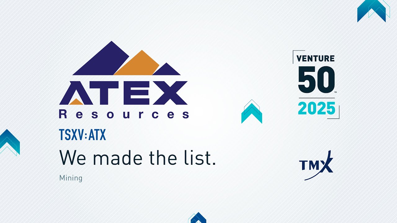 ATEX Resources Inc. (TSXV:ATX) | 2025 TSX Venture 50&trade;