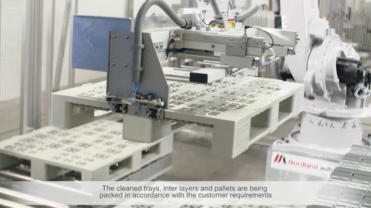 EggsCargoSystem® pallet and divider washing