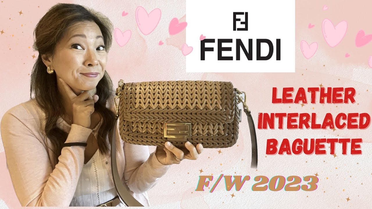 NEW FENDI INTERLACED BAGUETTE - F/W 2023