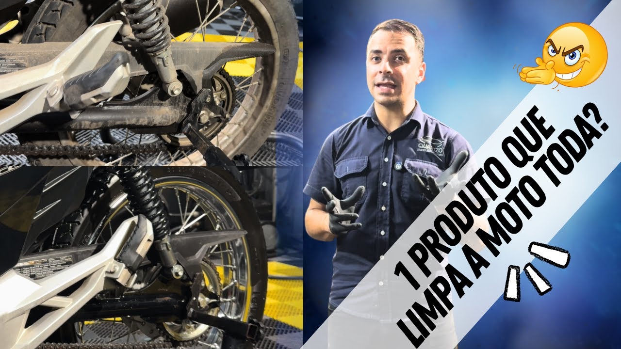 DEIXEI A MOTO IMPECÁVEL COM SÓ 1 PRODUTO
