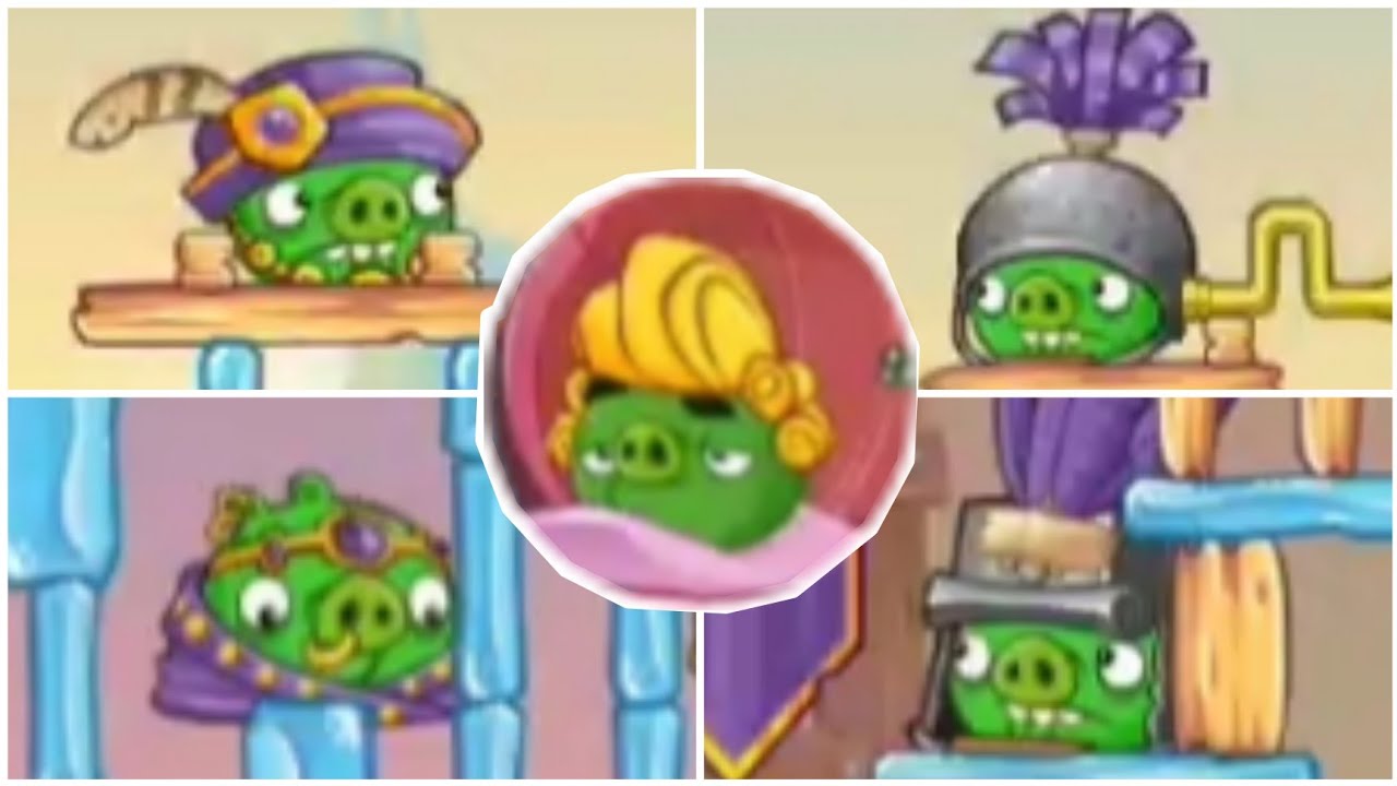 Angry Birds Stella - All Bosses (Boss Fights)