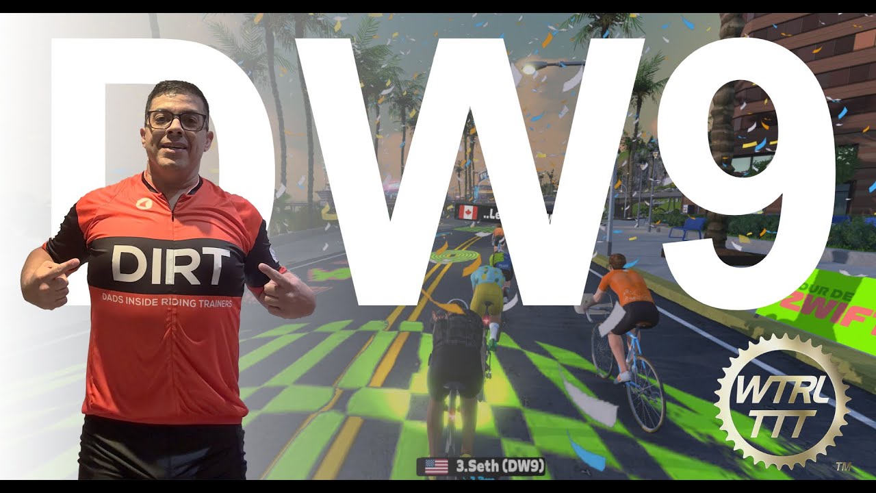 WTRL TTT DW9 Watopia Hilly Route - Fat-Adapted and FAST!