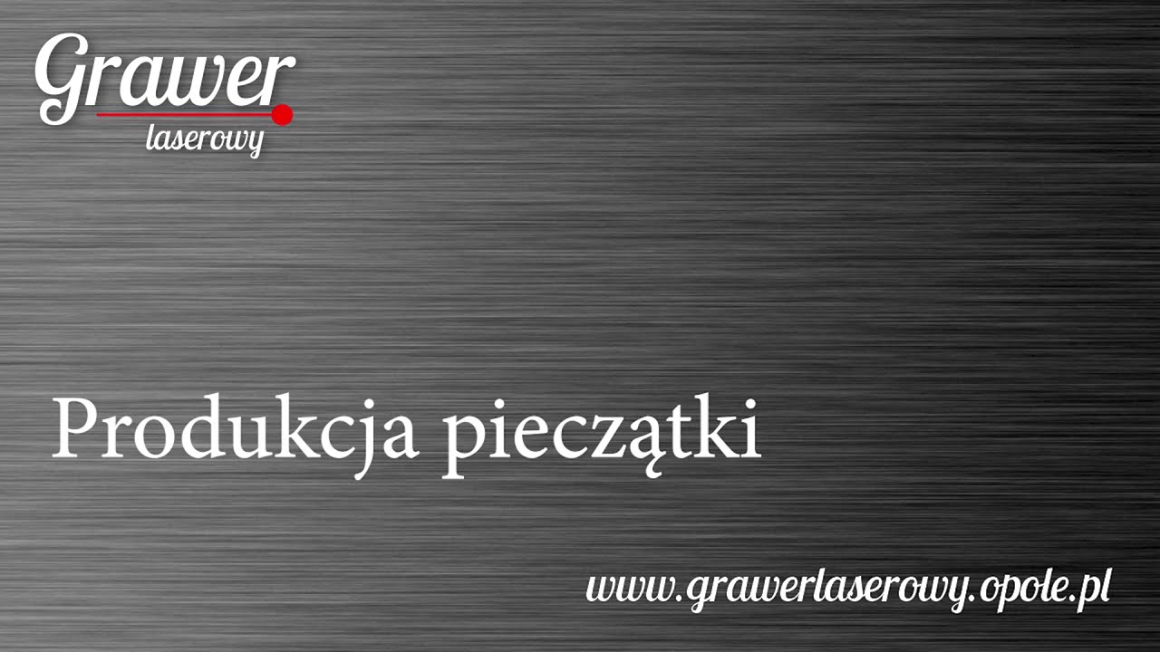Produkcja pieczątki.