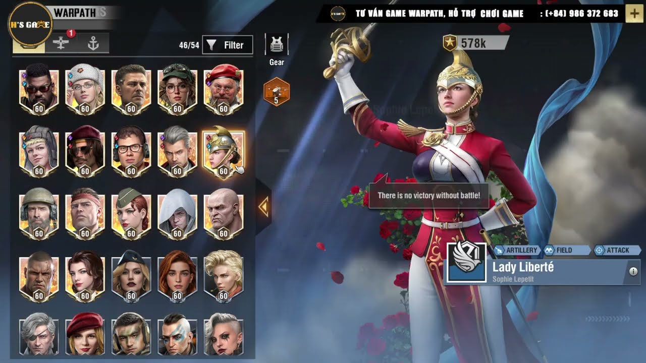 [For Sale No52] Main Arty: 450M - Vip17 - Collection Lv23