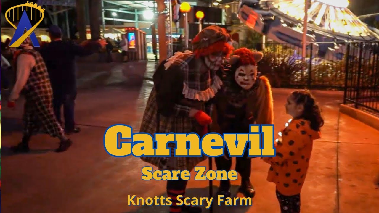 Carnevil Scare Zone at Knott's Scary Farm 2023