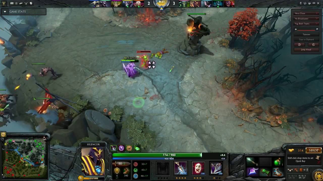 Lanto plays Silencer (Mid Lane : Incredible Comeback) @ MMR Solo - 24.09.2016