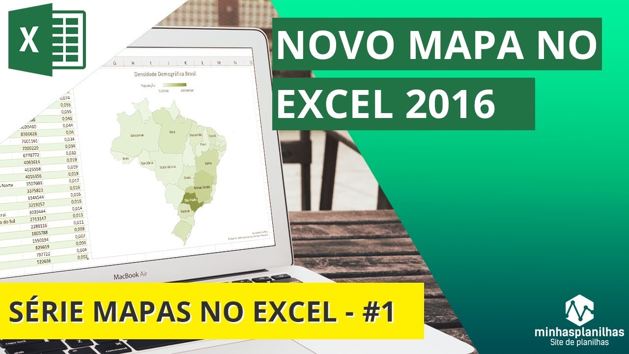 [Excel] Novo Mapa Excel 2016 - #1 - Série Como criar Mapa no Excel