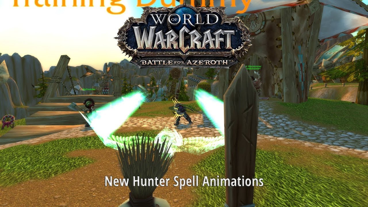 Battle for Azeroth Alpha - New Hunter Spell Animations