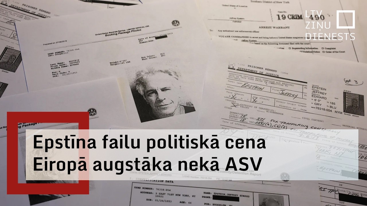 Pasaules lielākie mediji Epstīna failus raksturo kā triecienu tie&scaron;i Eiropas elitēm