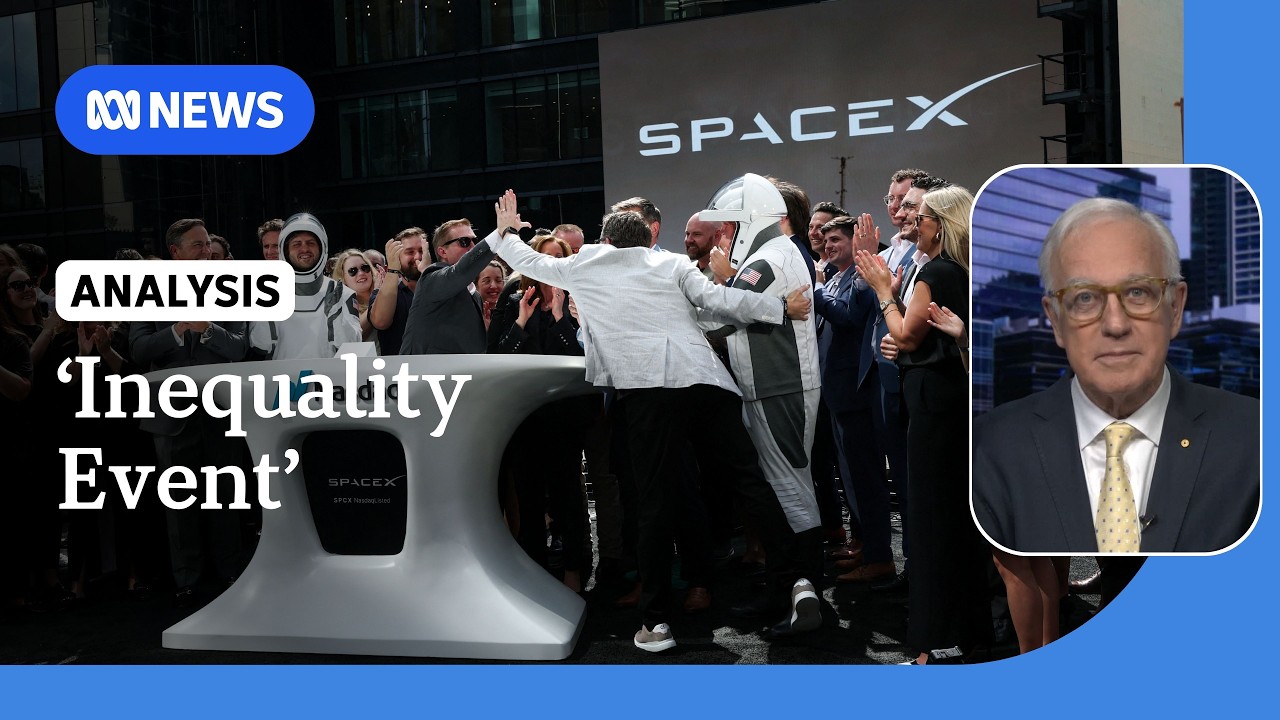 SpaceX value driven by 'sharemarket Pied Piper' Elon Musk: Alan Kohler | ABC NEWS