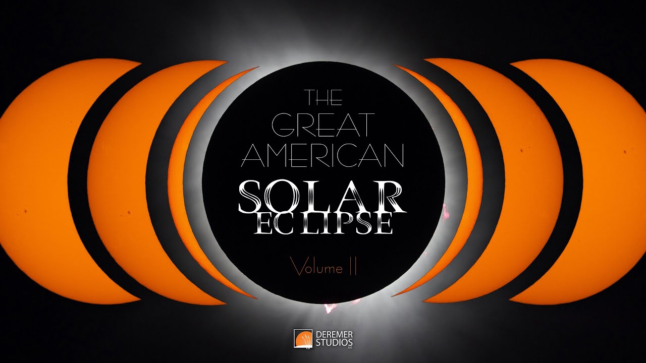 2024 Great American Solar Eclipse - Drone & Time Lapse - from Greers Ferry, AR - Cinematic