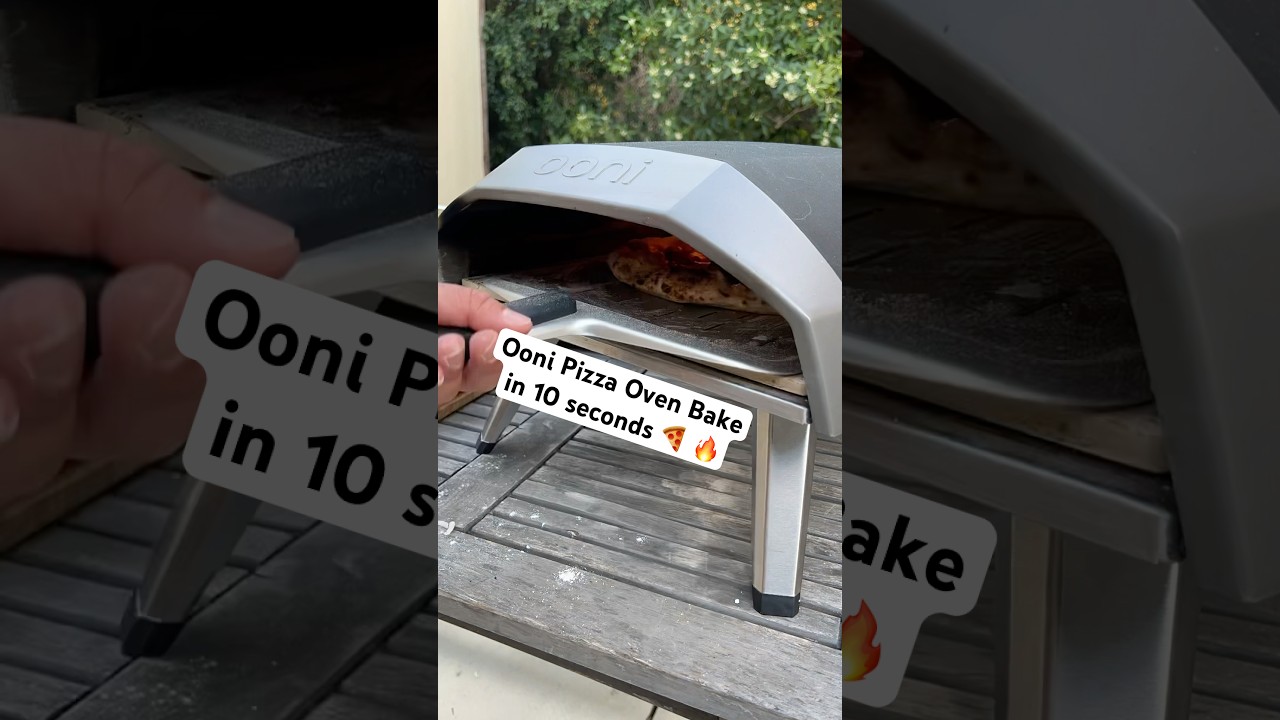 Ooni Pizza Oven in Action 🍕🔥👨🏽&zwj;🍳 (Full Bake in 10 Seconds!) | Backyard Pizza Lab