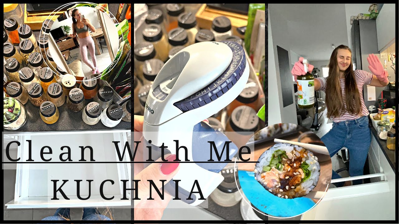 Clean With Me- porządki w kuchni! 👩🏽‍🍳 Motywacja do sprzątania! 🚰
