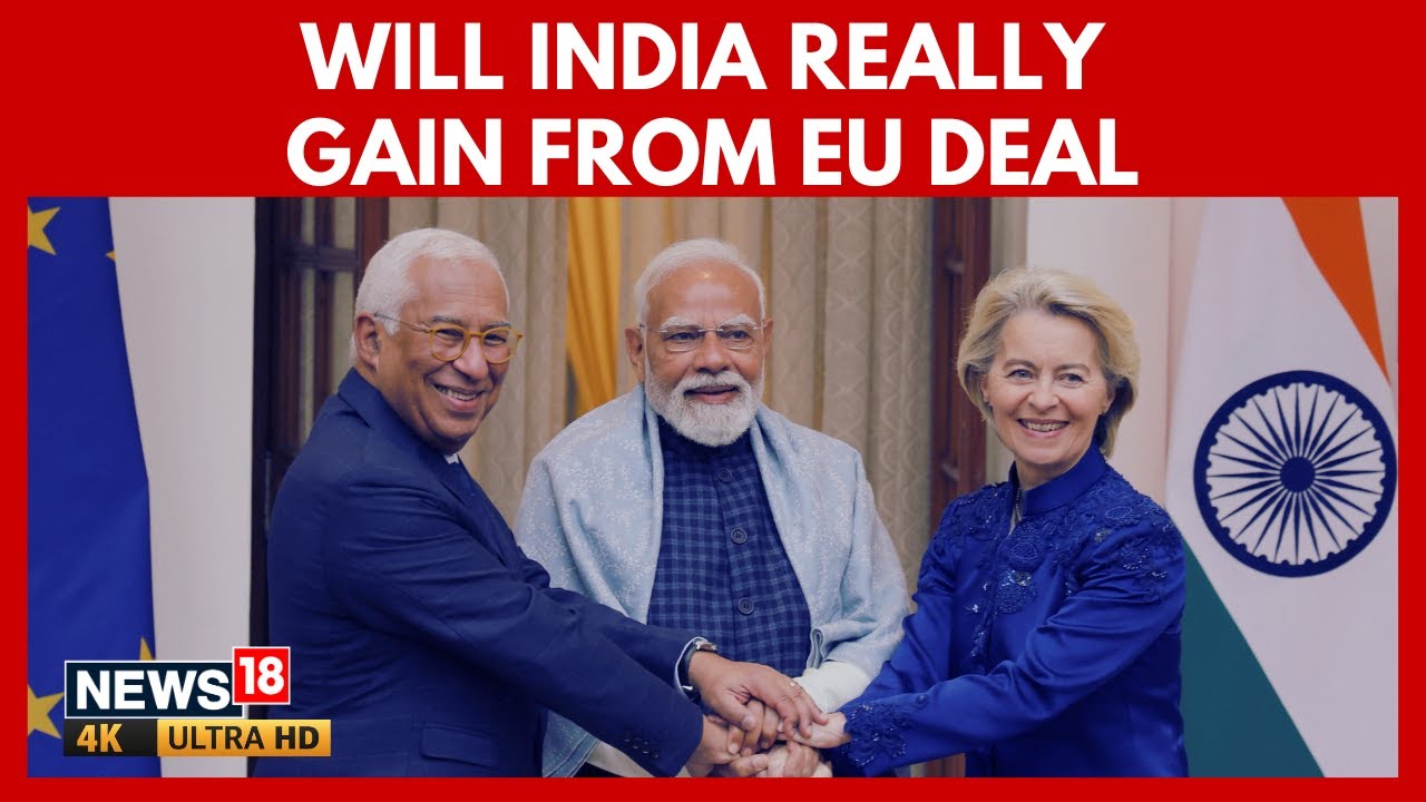 India-EU Sign 'Mother Of All Deals' FTA To Slash Prices On Luxury Cars And Spirits | World News | 4K