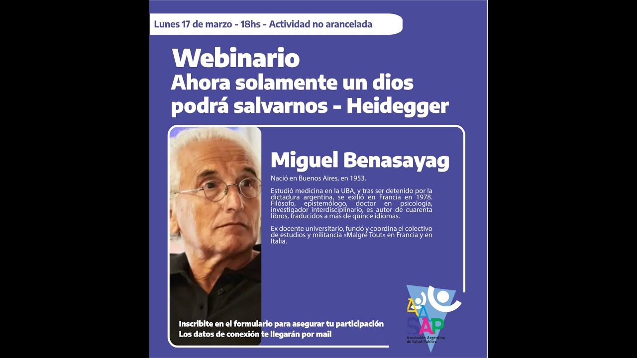 Ahora solamente un dios podrá salvarnos - Heidegger
